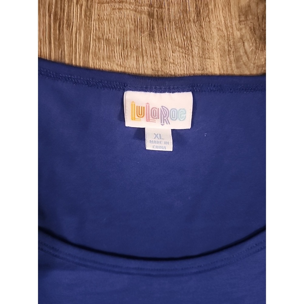 Lularoe Royal Blue Maxi Dress Sz XL - Picture 2 of 11